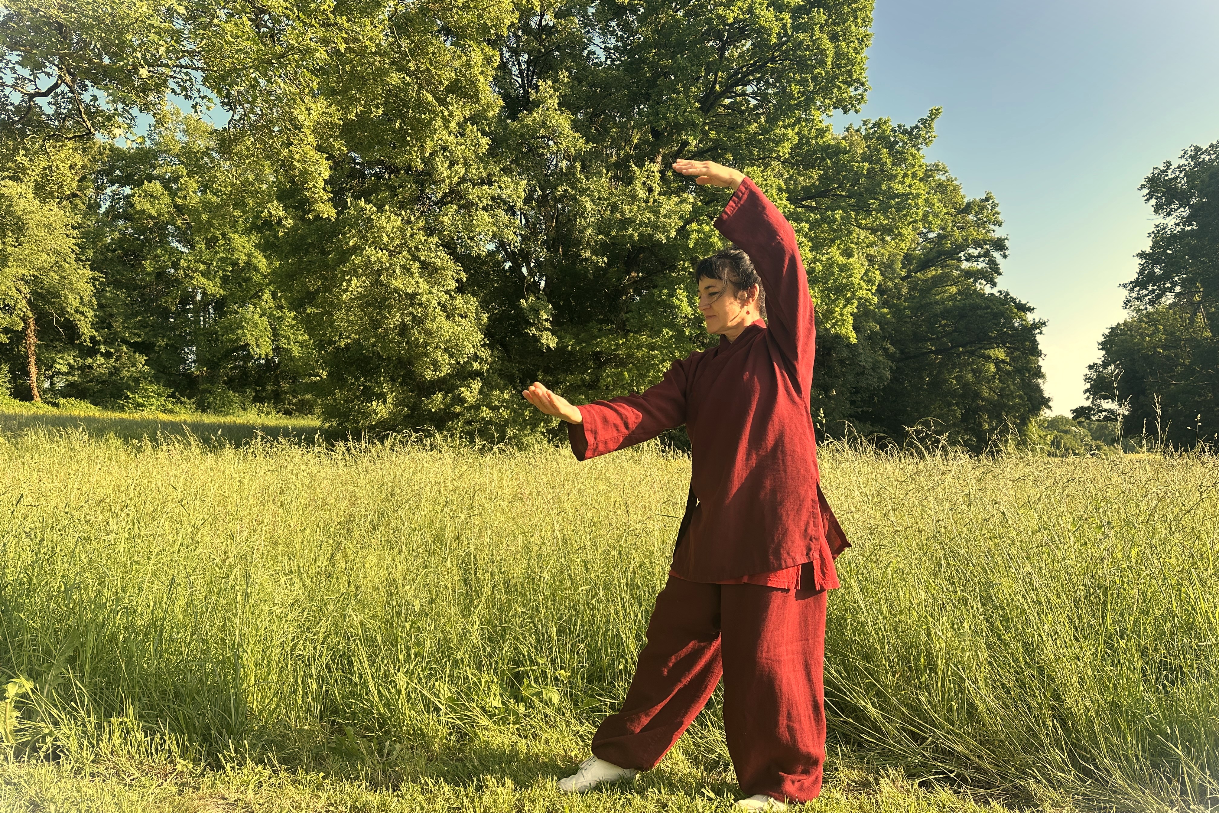 Qigong Geste, Hand und Meer